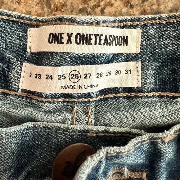 ONE TEASPOON X AWESOME BAGGIES LOW WAIST| MEDIUM RISE| RELAXED LEG Size 26/ US 4 - Picture 7 of 10
